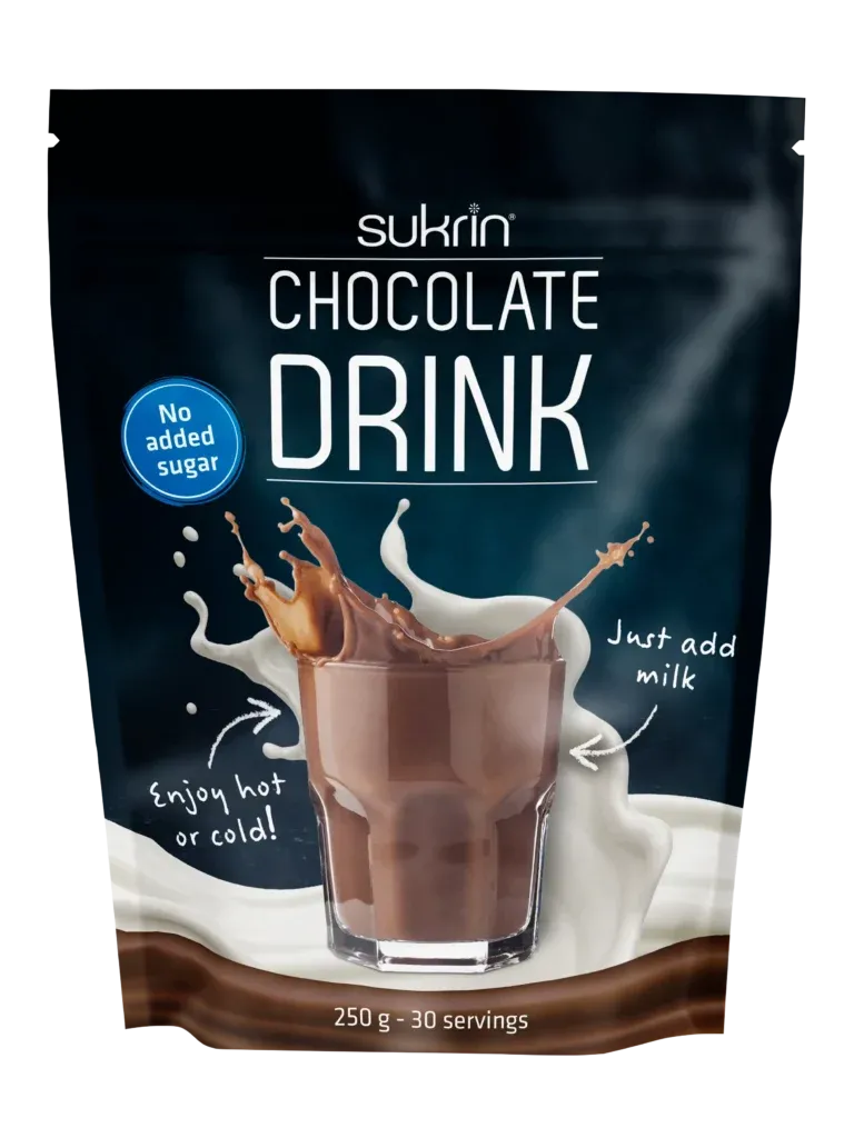 Sukrin - Chocolate Drink sans sucres ajoutés (2 formats)