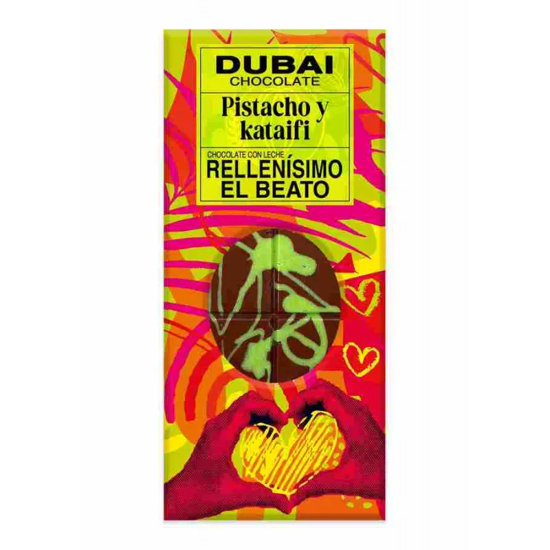 Chocolate Dubai de Pistacho y Kataifi de El Beato 400g