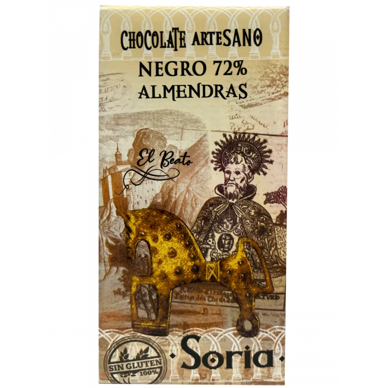 Chocolate Negro 72% con Almendras