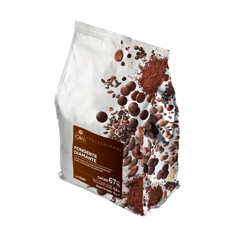Chocolate Negro Diamante 67% Cacao - 3x4Kg