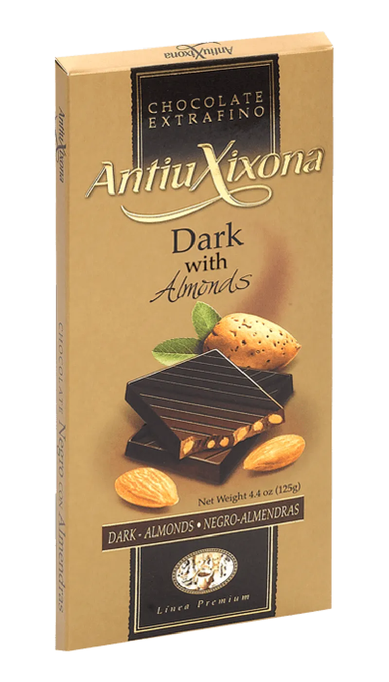Chocolate Negro con Almendras Antiu Xixona Premium