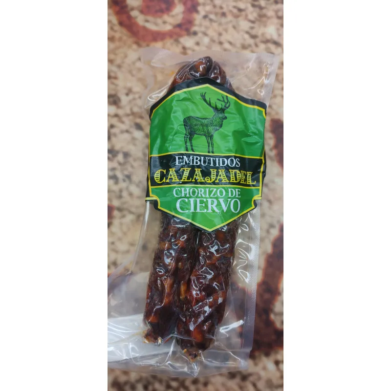 Chorizo de ciervo 300 gr aprox