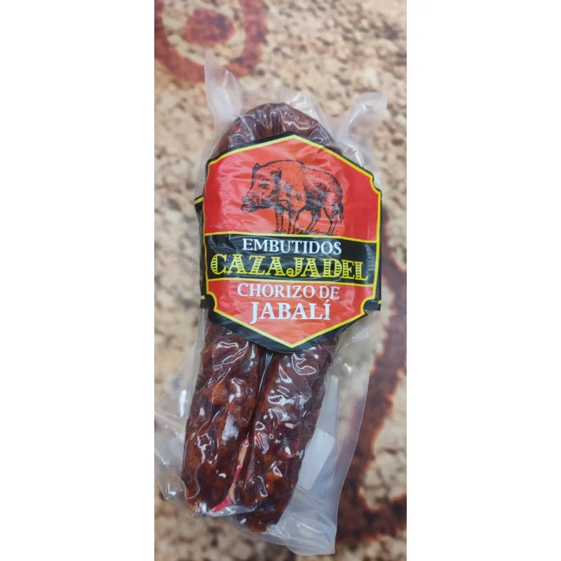 Chorizo de jabalí sarta 300 gr aprox