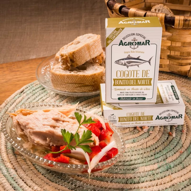COGOTES DE BONITO DEL NORTE EN ACEITE DE OLIVA (120 g.)