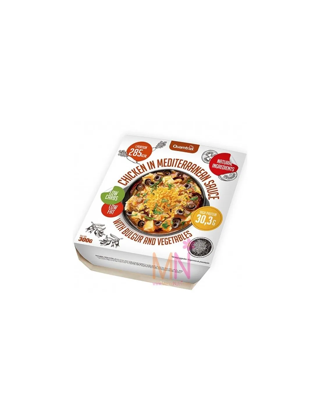 Comida proteica de Pollo con salsa Mediterránea 300g