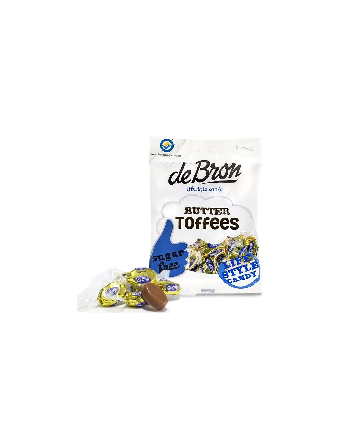 Caramelos Butter Toffee sin azúcar 70g