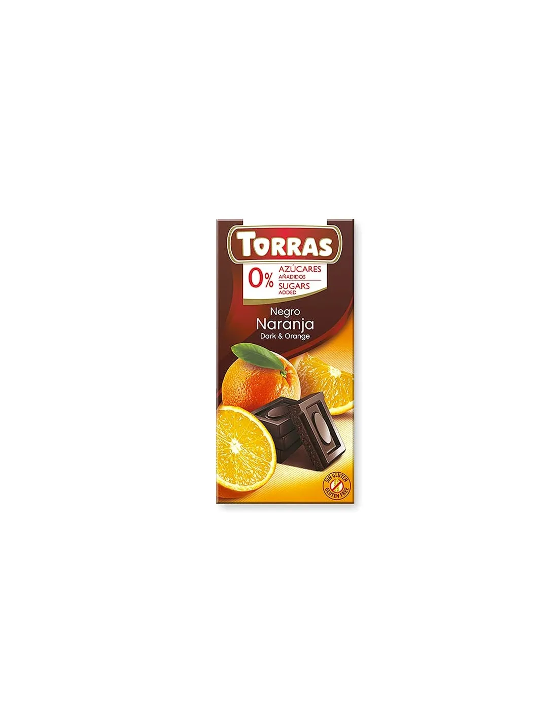 Chocolate con Naranja sin azúcar 75g