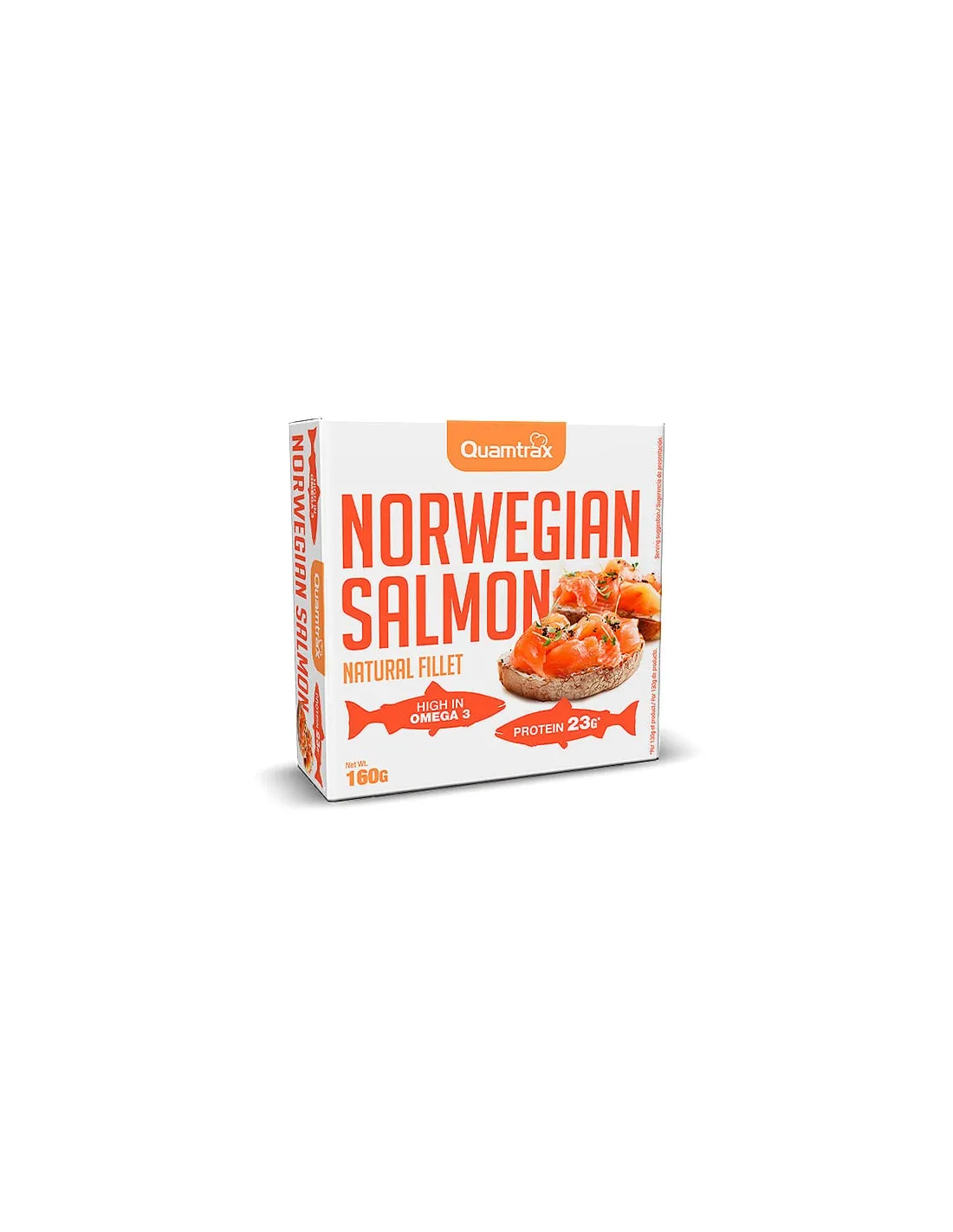 Filetes de Salmon noruego al Natural 160g