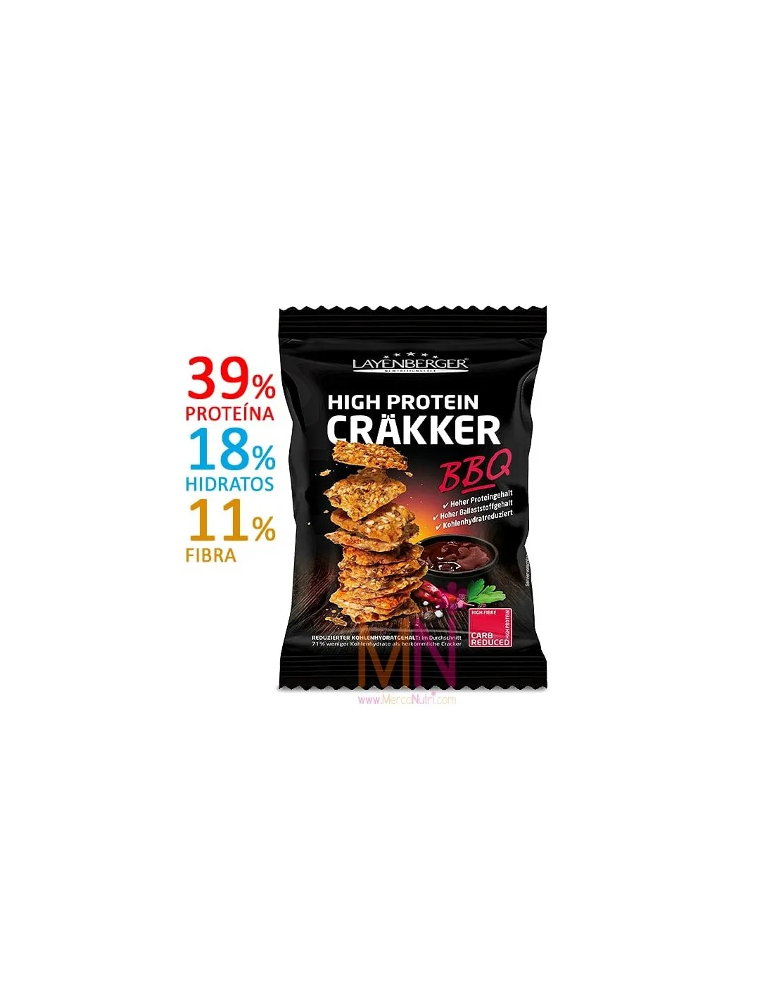 Crackers KETO sabor Barbacoa 75g