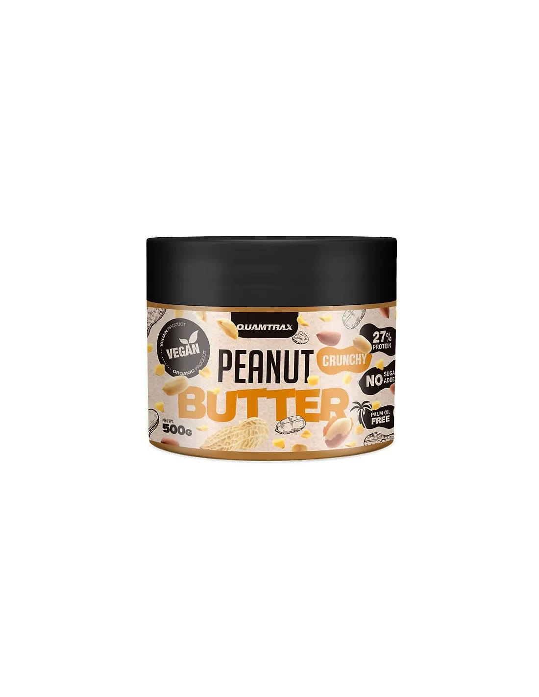 Crema de Cacahuete crujiente Peanut Butter Crunchy 500 g