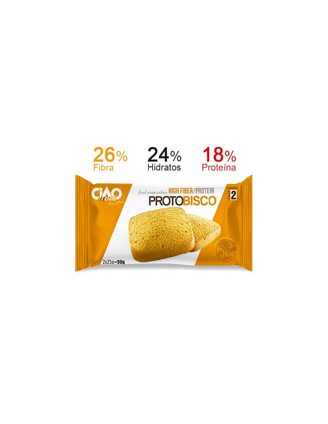 Galletas keto PROTOBISCO FASE 2 (2x25g)