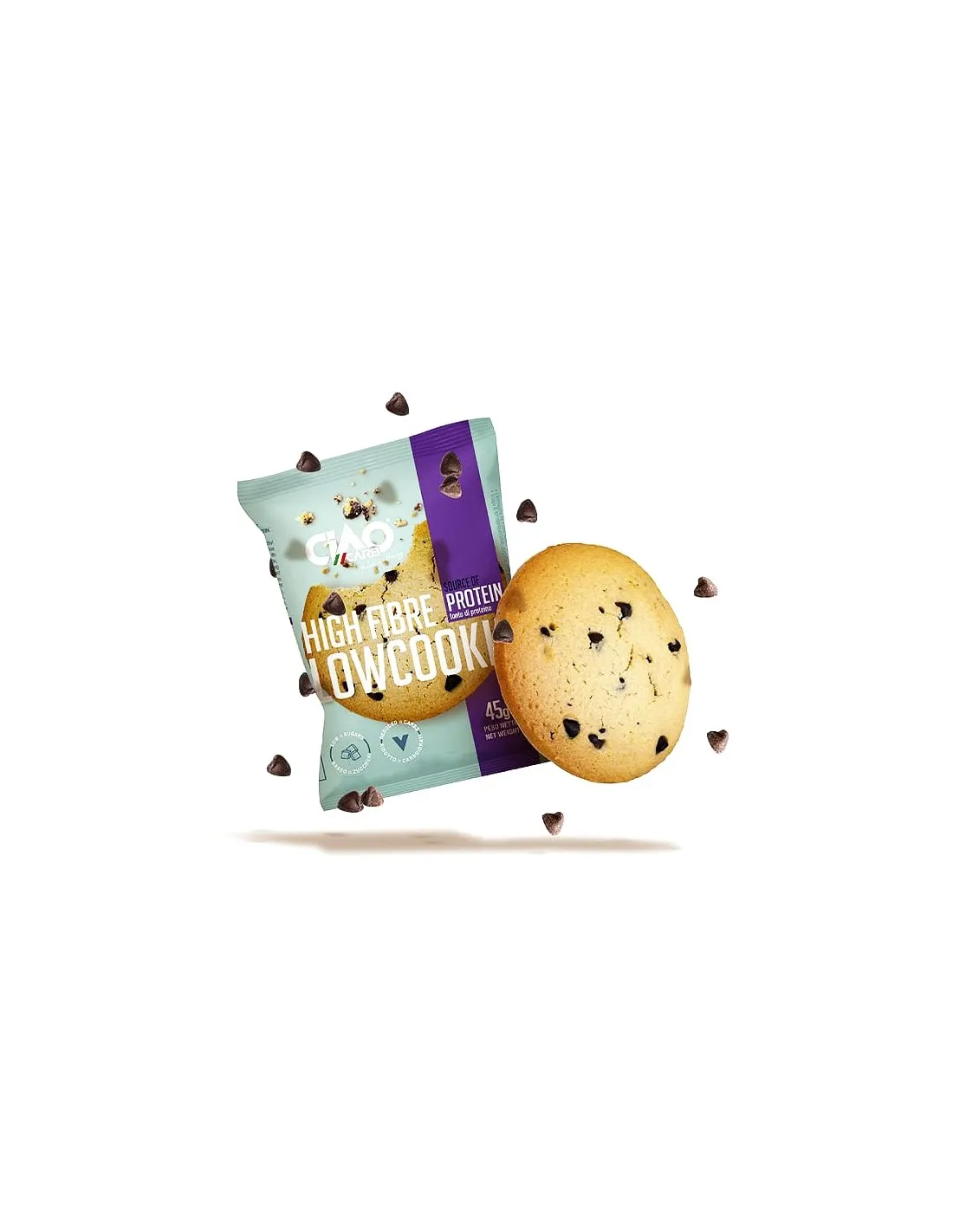 Cookies proteicas con pepitas de chocolate LOWCOOKIE 45g