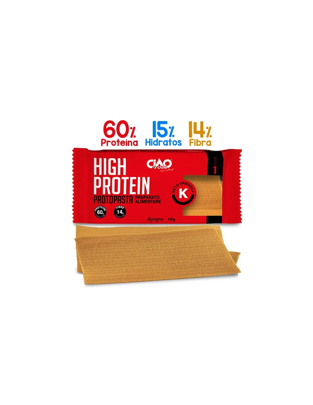 Lasaña Keto PROTOPASTA 150g