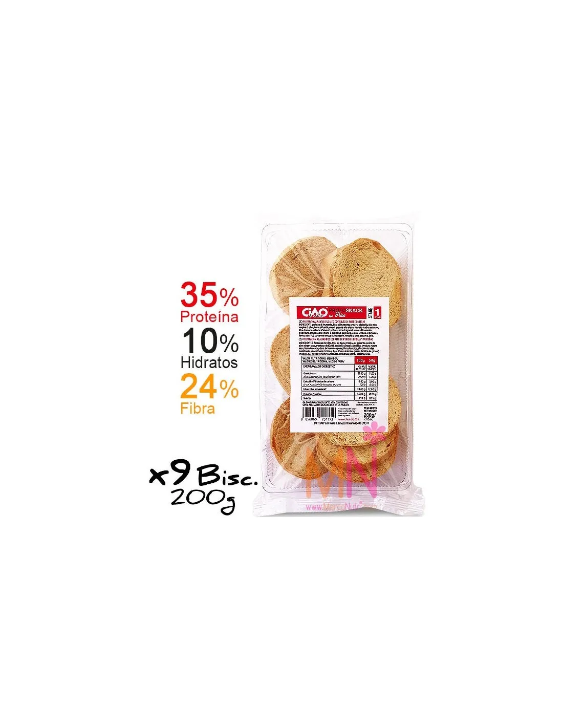 PROTOSNACK FRISA (Biscotes redondos proteicos) 200g