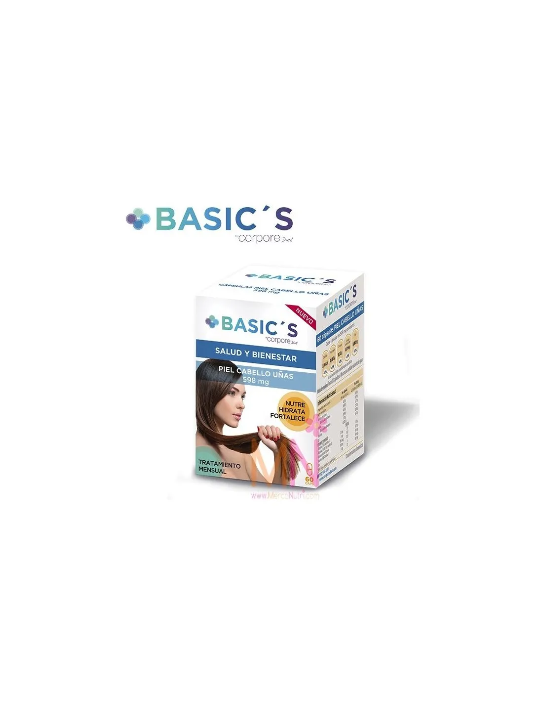 PIEL CABELLO UÑAS 60Caps.