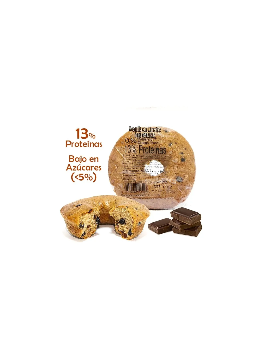 Rosquillas sin azúcar Mr.Yummy 60g