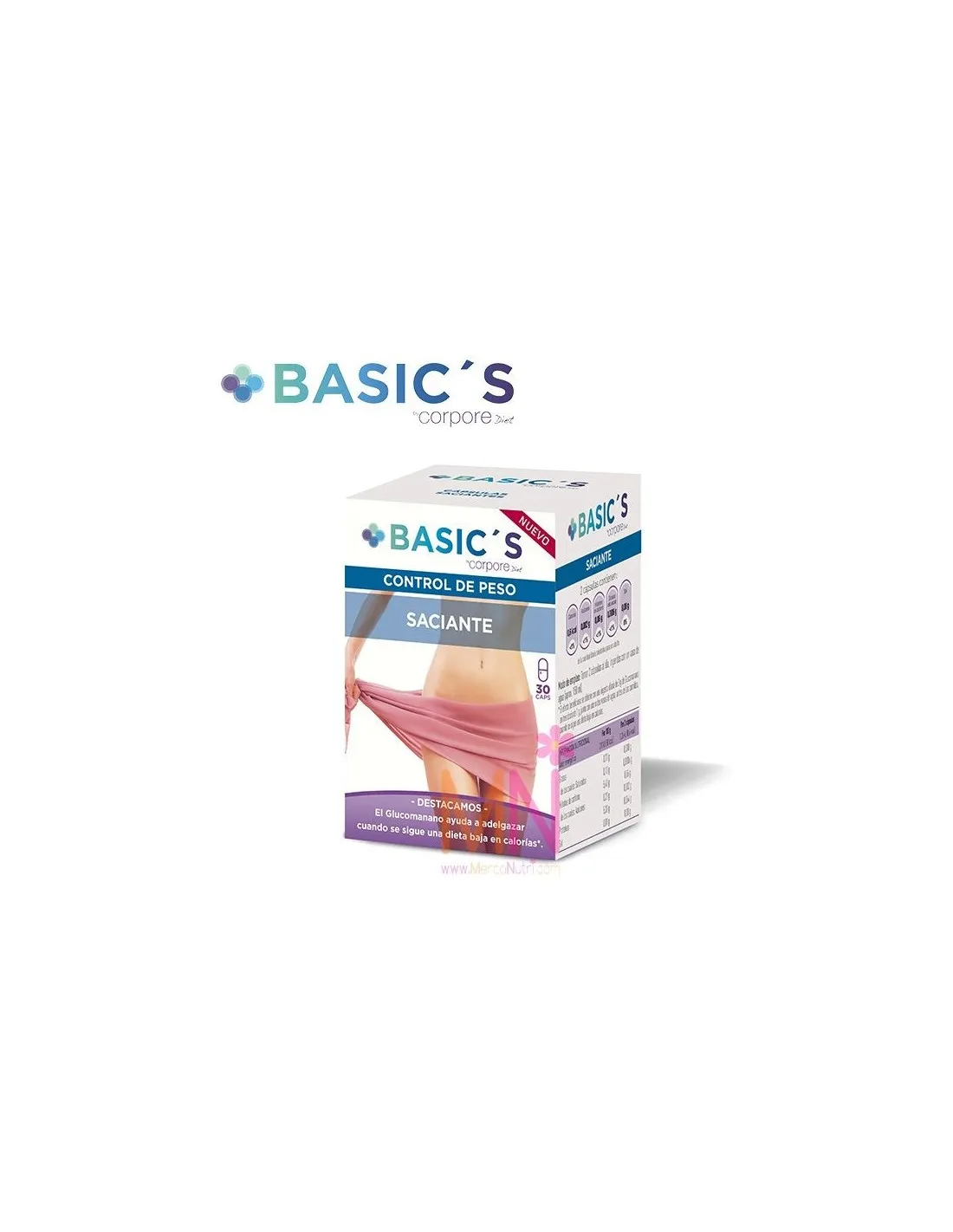 "SACIANTE" (con Glucomanano) 30Caps.