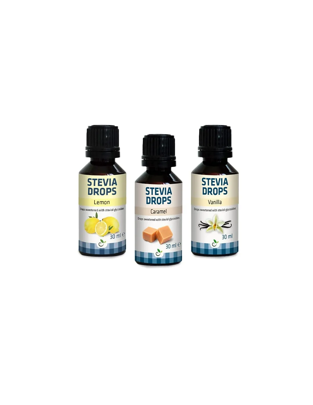 Stevia en gotas 30ml (Varios sabores)