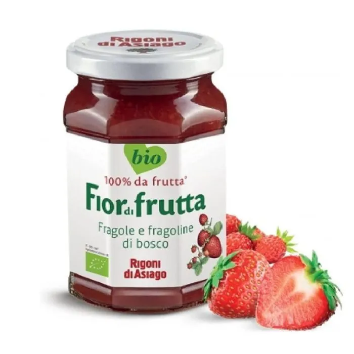 Mermelada de fresa ecológica Rigoni 800g