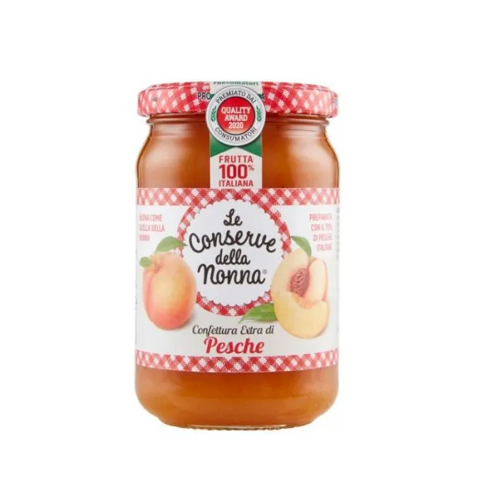 Mermelada de melocotón extra Conserve della Nonna 330g