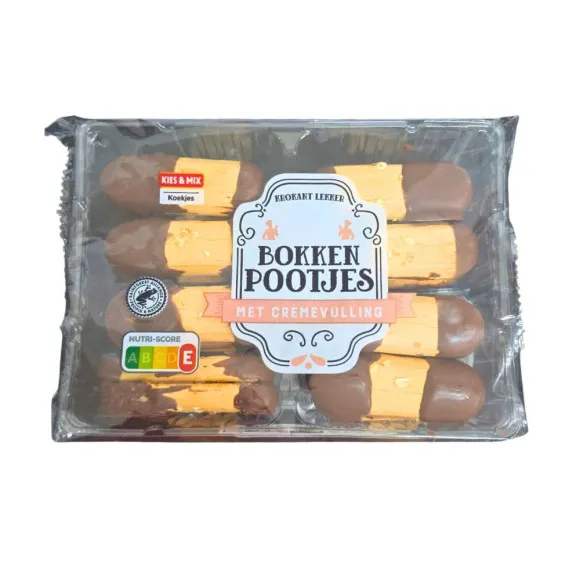 CostaBlanca Bokkenpootjes met Crèmevulling / Galletas Rellenas de Crema 200g