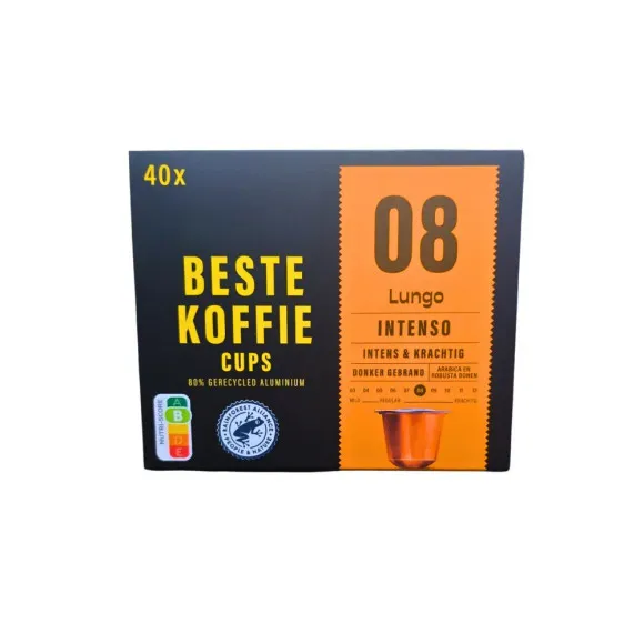 CostaBlanca Intenso Lungo Coffee Capsules / Cápsulas de Café Intenso x40