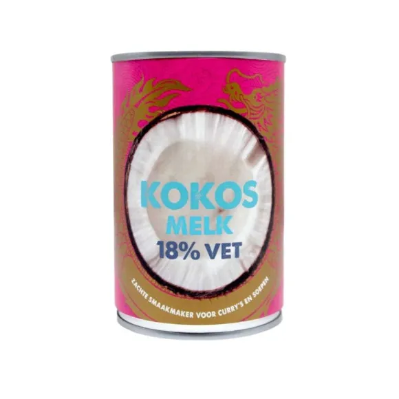 CostaBlanca Kokosmelk 18% Vet / Leche de Coco 400ml