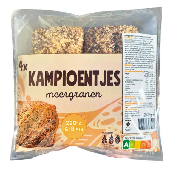 CostaBlanca Meergranen Kampioenbroodjes x4 / Pan Campeón 240g