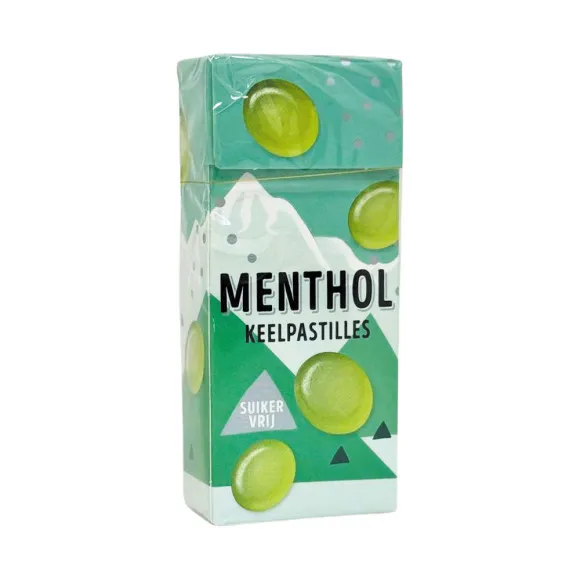 CostaBlanca Menthol Keelpastilles Suikervrij/ Caramelos de Menta Sin Azúcar 100g