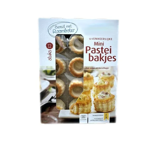 CostaBlanca Mini Pasteibakjes / Mini Volovanes x12