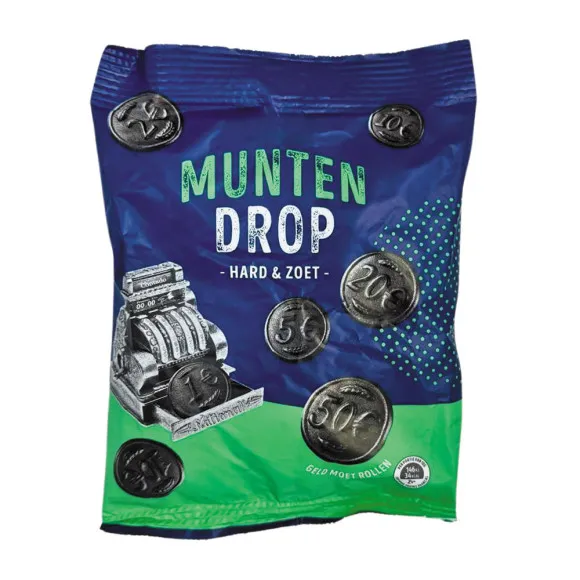 CostaBlanca Muntendrop Hard & Zoet/ Monedas de Regaliz 350g