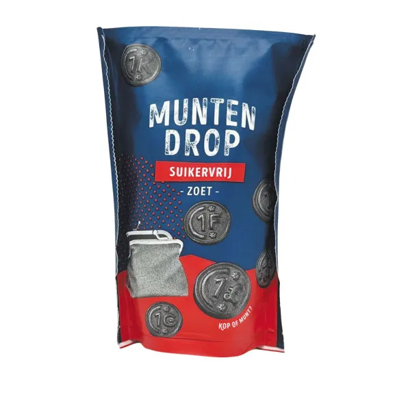 CostaBlanca Muntendrop Zoet Suikervrij/ Monedas de Regaliz Sin Azúcar 100g