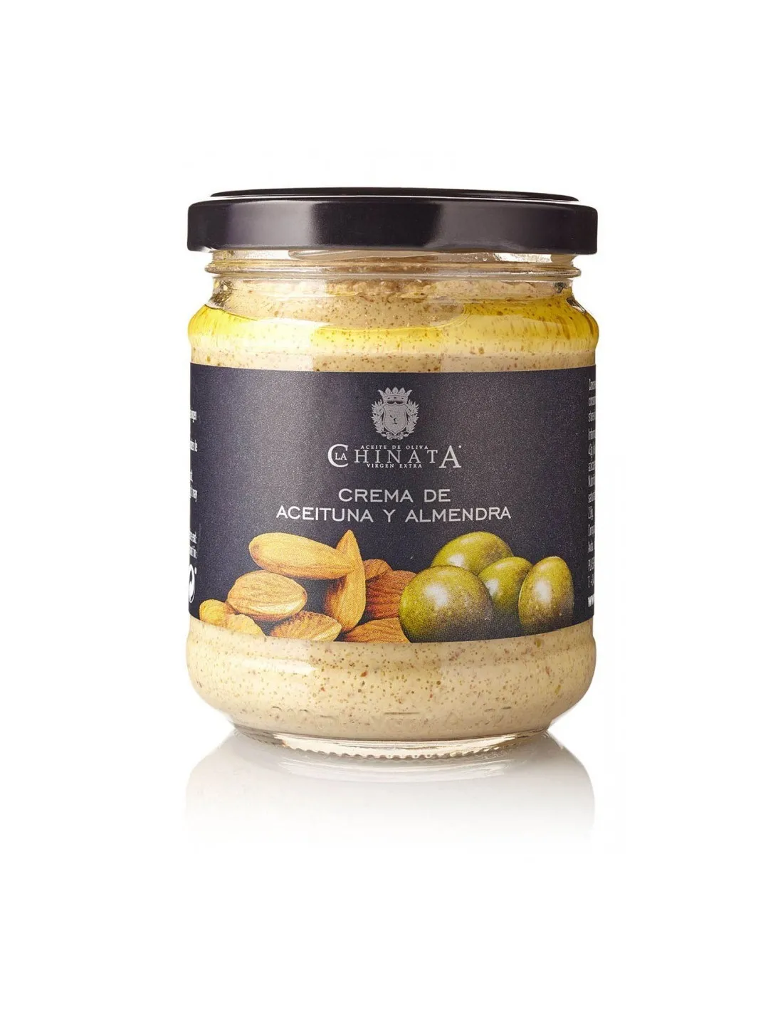 Crema de aceituna verde y almendras 180 g La chinata.