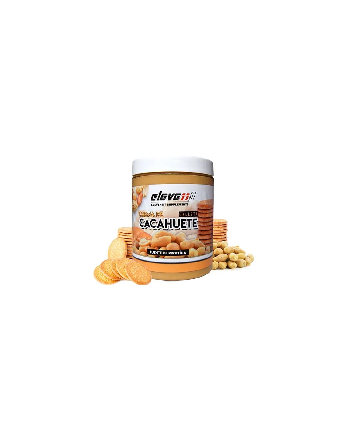 Crema de Cacahuete sin azúcar sabor Galleta 300g