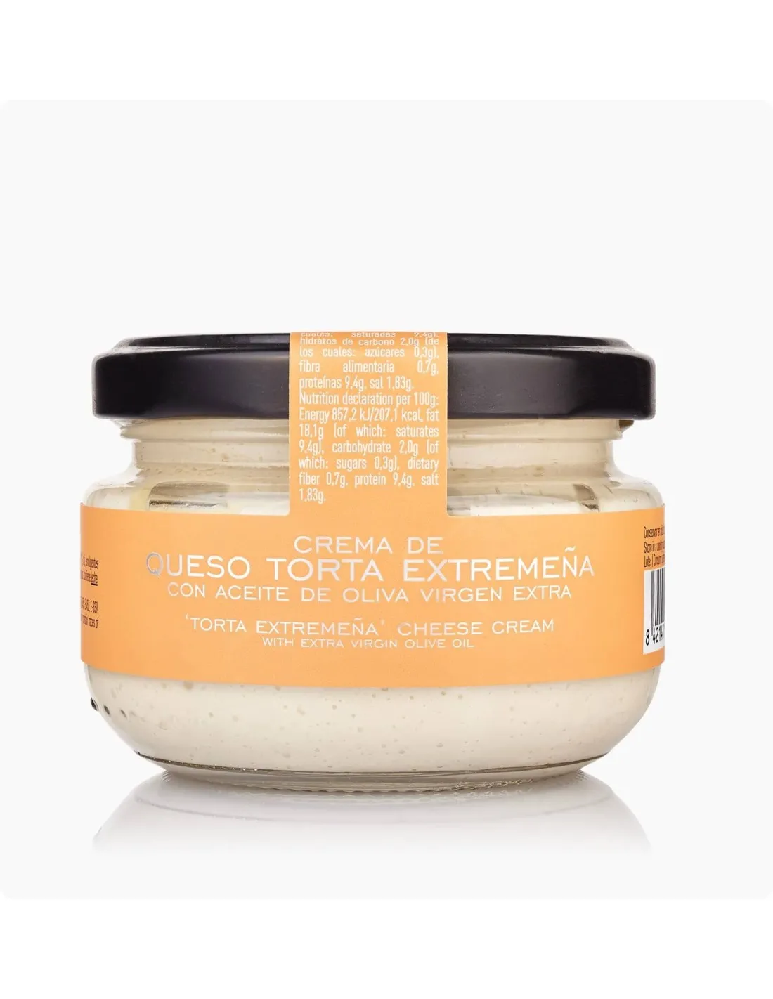 Crema de queso torta extremeña. Tarro cristal 120 g LA CHINATA.