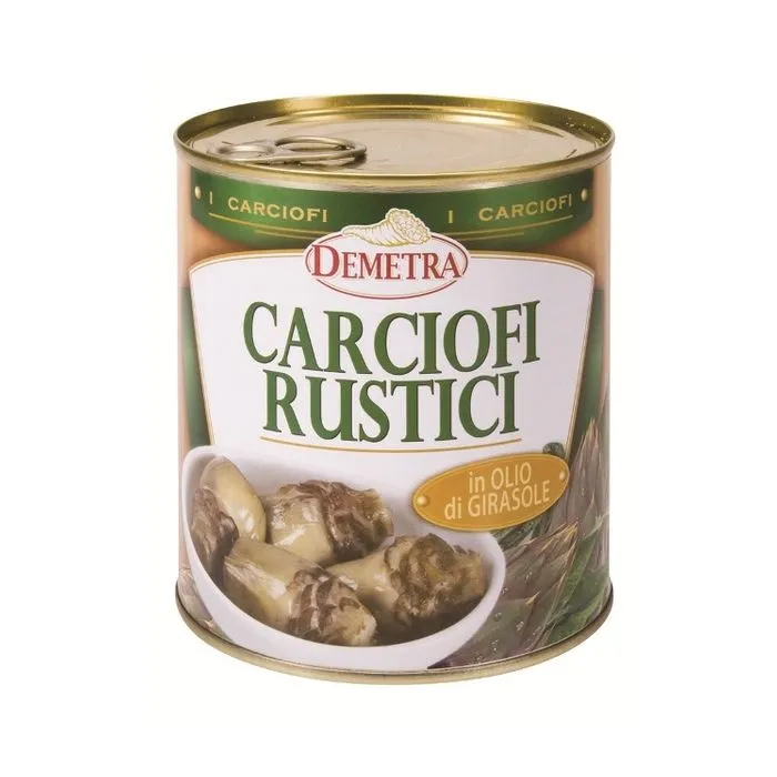 Alcachofas rústicas en aceite de girasol 1kg