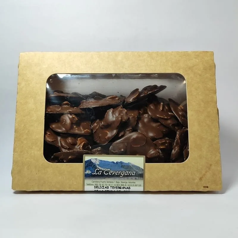 Delicias de Chocolate con Leche y Almendra La Tevergana