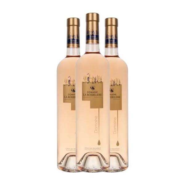Domaine La Rouillère Côtes de Provence Rosé — Rosado 75 cl Vino Rosado (Caja de 3 unidades)