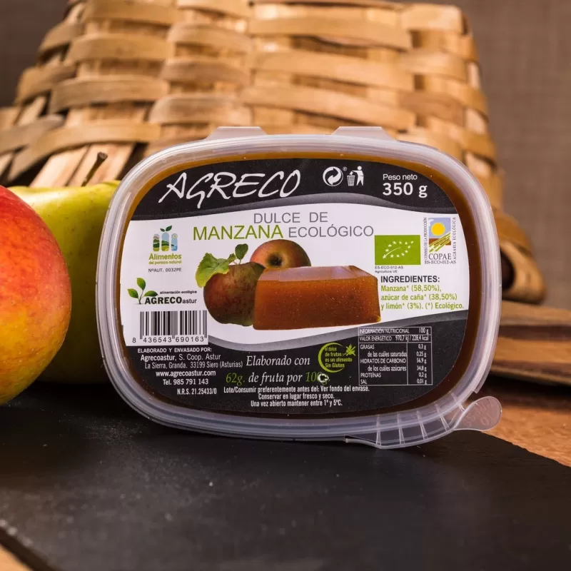 DULCE ECOLÓGICO DE MANZANA (350 G.)