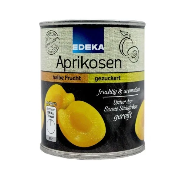 Edeka Aprikosen Gezuckert / Albaricoques 236g