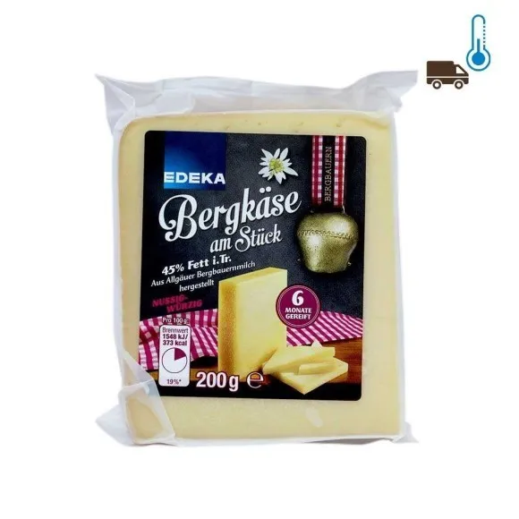 Edeka Bergkäse am Stück / Queso de Montaña 200g