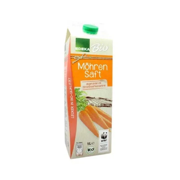Edeka Bio Möhren Saft / Zumo de Zanahoria Bio 1L