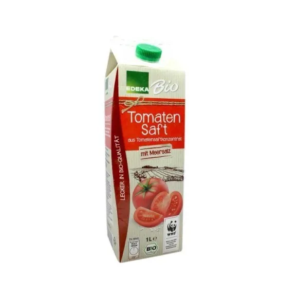 Edeka Bio Tomaten Saft / Zumo de Tomate 1L