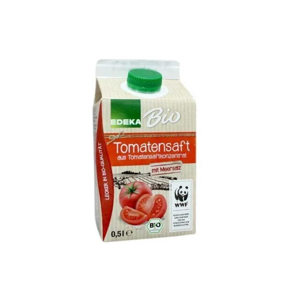 Edeka Bio Tomatensaft / Zumo de Tomate Bio 0,5L