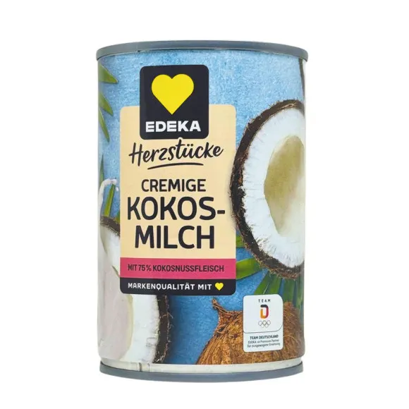 Edeka Kokosnussmilch Cremig/ Leche de Coco Cremosa 400ml