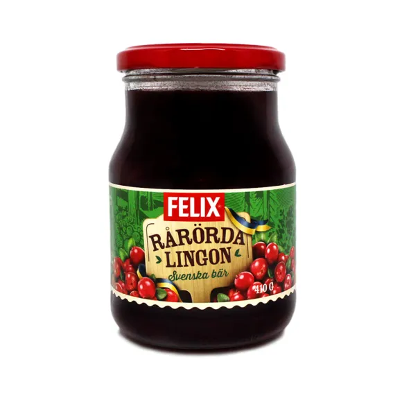 Felix Rårörda Lingon / Mermelada de Arándanos Rojos 400g