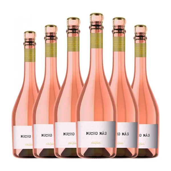 Félix Solís Mucho Más Sparkling — Espumoso, Rosé — Rosado 75 cl Espumoso Rosado (Caja de 6 unidades)