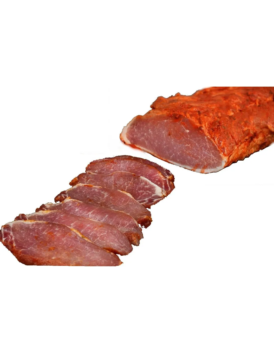 Filetes de Lomo de Cebo de Campo Ibérica (0,500 g) aprox.| IBÉRICO DEL BRILLANTE.