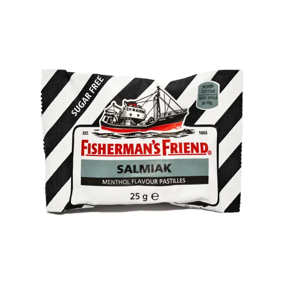 Fisherman's Friend Salmiak Menthol / Regaliz Sin Azúcar 25g