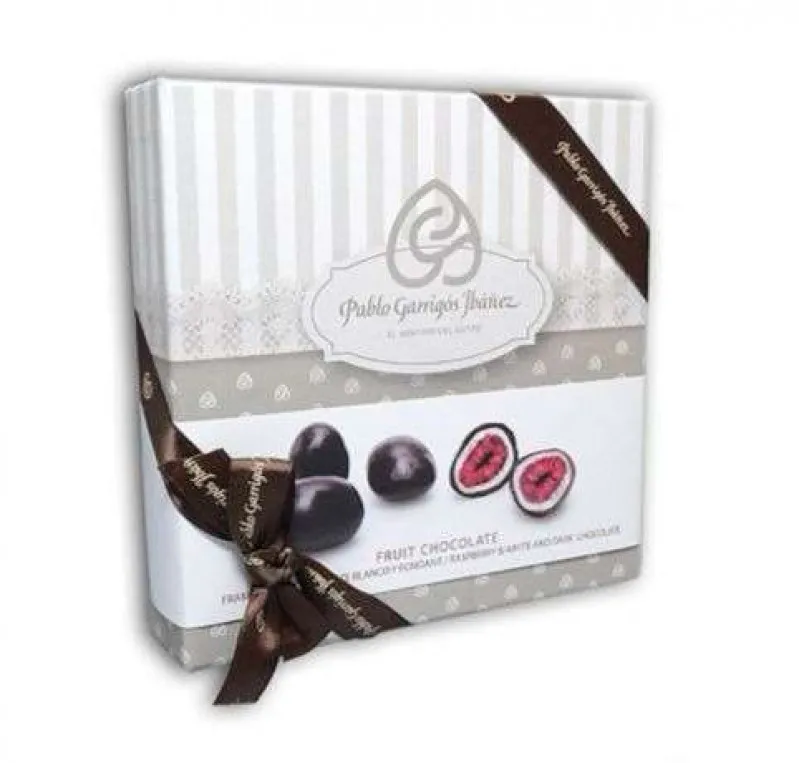 Fruit Chocolate Frambuesa & Chocolate Blanco y Fondant 100 g.